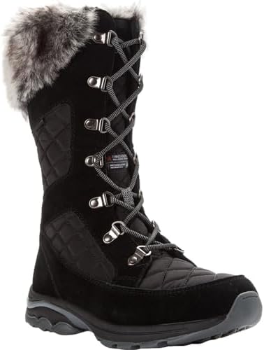 Propét Women's Peri Snow Boot, Black, 07 2E US | Image 1