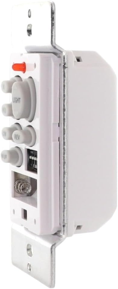 Anderic CHQ9051T / UC9051T Wireless Wall Switch Ceiling Fan Remote Control | 3-Speed Fan, Up & Down Light, Reverse | Works with UC7067RC, FAN28R-UD, UC7058GM Receivers | 304 MHz Dip Switch Pairing