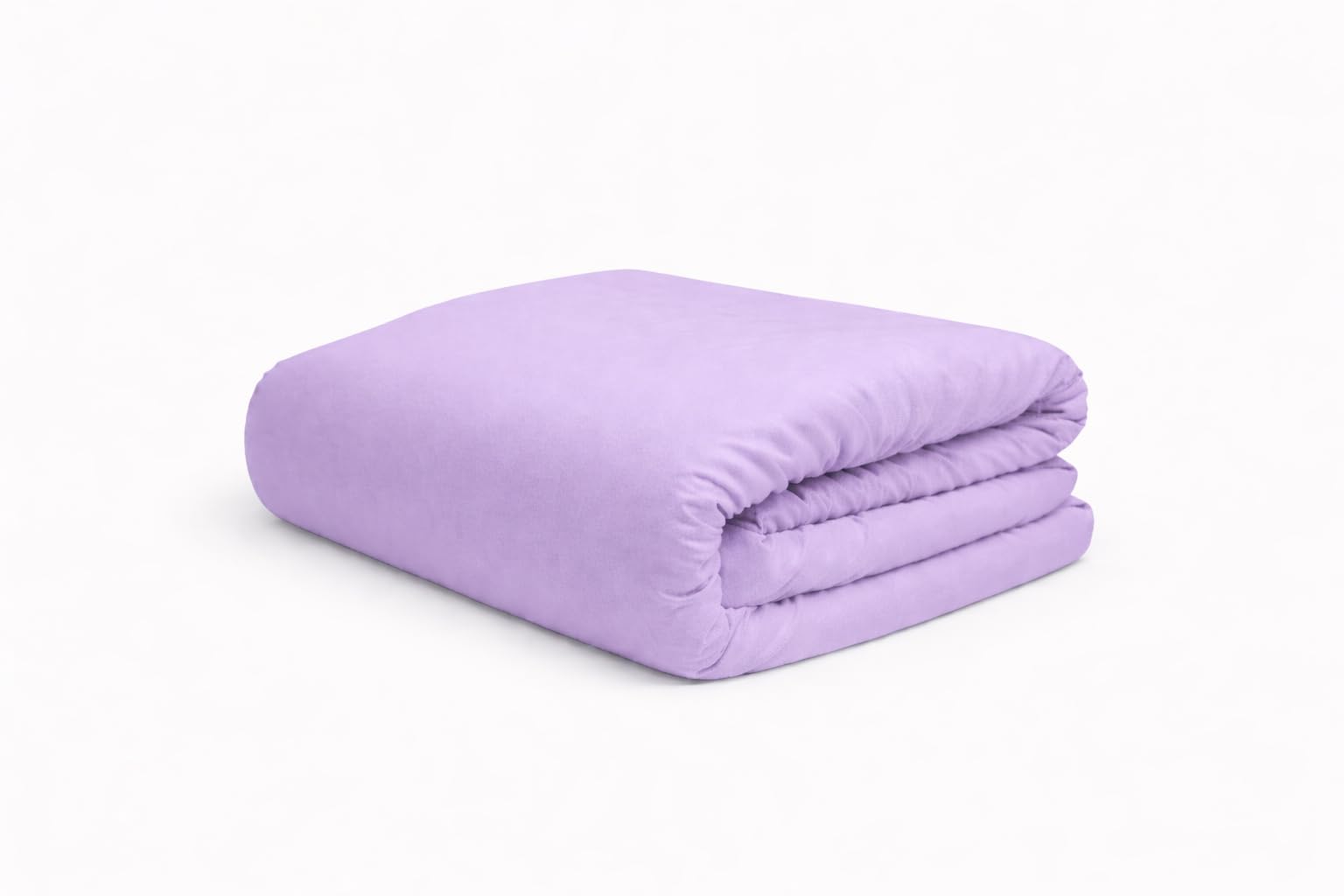 HOMES-LINEN Fitted Sheet 100% Polycotton Deep Pocket 25CM Soft Brushed Easy Care Bed Sheet Durable Comfortable Bedding Sheets (Lilac, Double)