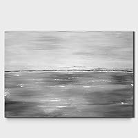 Canvas Wall Art Abstract Seascape Painting Canvas Prints Home Artwork Decoration for Living Room,Bedroom - 12x18 inches