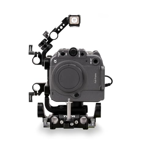 Image of Tilta Vertical Mounting Camera Cage Kit Compatible with Sony FX6 | Includes: Baseplate | Side Arm | Functional Top Plate | Battery Plate | Vertical Mounting Plate | Video Mounting Bracket | Top Handle