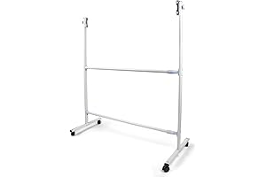 Whiteboard Stand Only - Adjustable, Rolling, for Home, Office, and School
