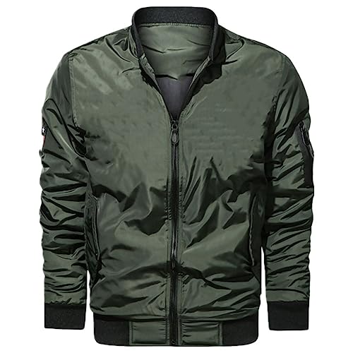Bomber homme léger vert : la veste casual idéale pour vos sorties et balades d'automne