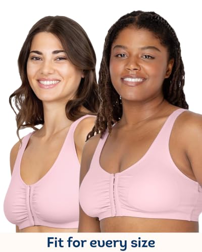 Image of Fruit of the Loom Women's Front Close Builtup Sports Bra