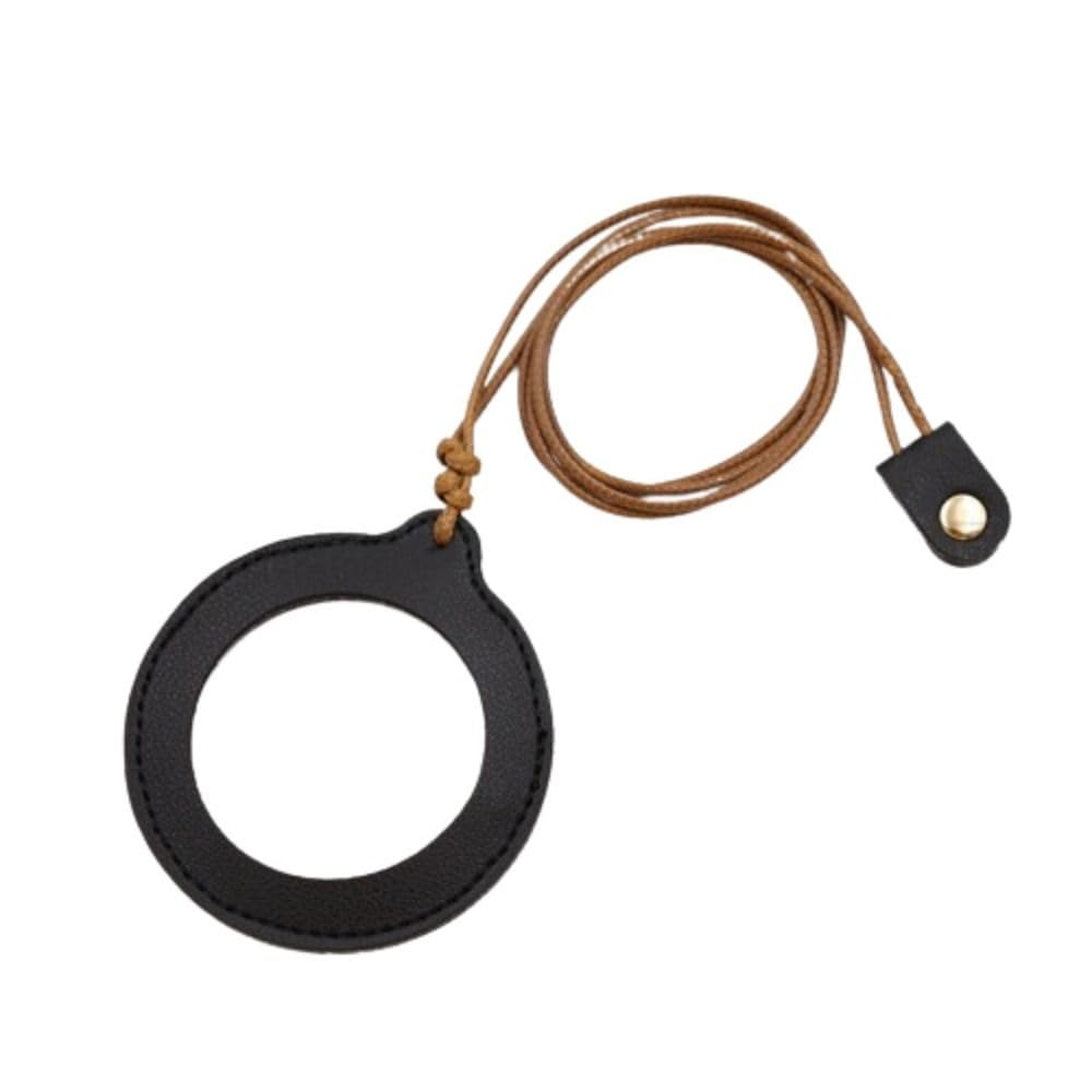 zaoalife Vintage Leather Strap Necklace Magnifying Glass Magnifier Pendant Handheld Mini Magnifying Glass Magnifier Pendant for Elderly Reading Aid Easy to Use