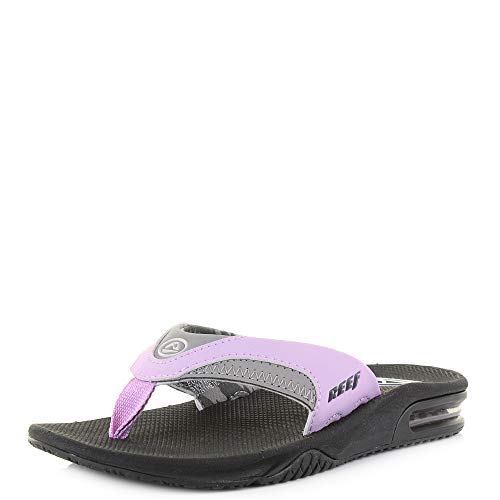 Reef Fanning, Chanclas Mujer, Gris (Grey/Purple Gpp), 38.5 EU