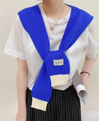 Women Sweater Shawl Knitted Shawl Wraps Knotted Sweater Scarf Casual Shoulder Tops Cape Cardigan Poncho Scarves 20253