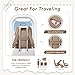 GOLF QUALITY Laptop Backpack for Women,Casual Work Business Backpacks Purse Carry on Travel Backpack,14 Inch,Champagne Brown