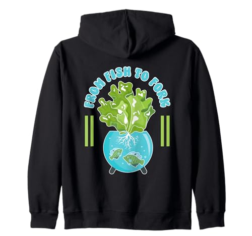 Aquaponie du poisson à la fourchette Agriculture aquatique Aquaculture urbaine Sweat à Capuche