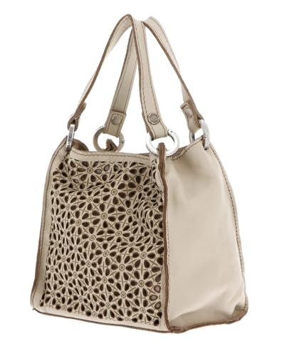 Cabas grand format cuir Caterina Lucchi beige Modena - 2