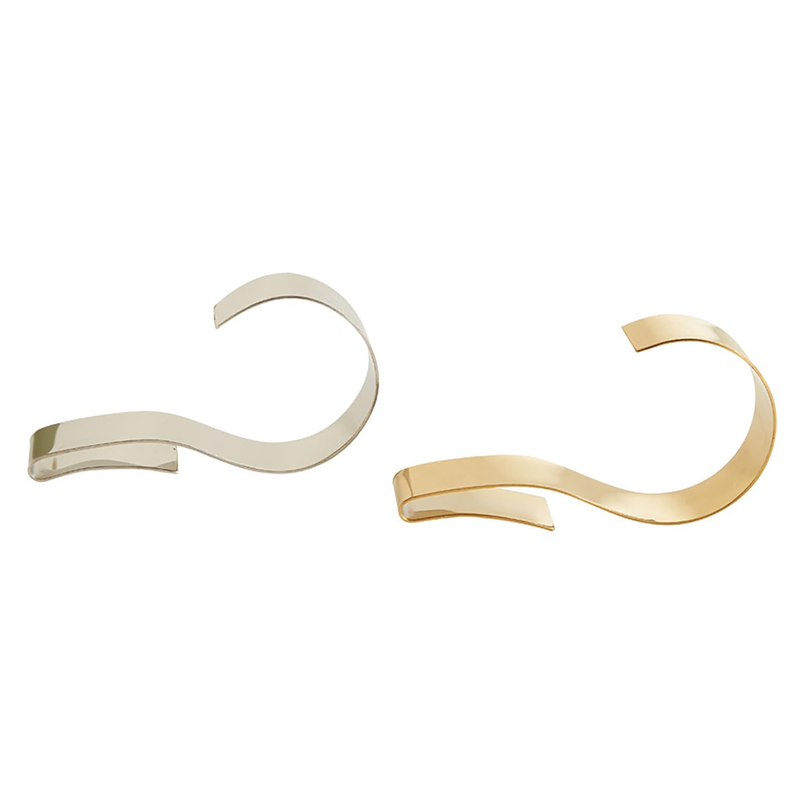 Gürtelständer Aus Edelstahl, S-förmiger Gürtelhalter Aus Metall, Gewerblicher Gürtelhalter Für Schrankorganisation Und Ladenvitrinen(Silver 03,5 Pack)