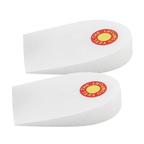 Plantilla de Aumento de Altura, Inserciones de Esponja para Levantar el Talón + Tejido para Zapatos de Cuero