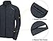 Dasawamedh Men's Running Sport Track Jacket Full Zip Workout Athletic Fitness Jackets for Training Black Heather XXL