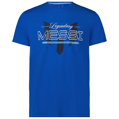 Image of Messi Men's Wingstar Logo Tee, Lifestyle Short Sleeve T-Shirt | Standard Fit with Graphic