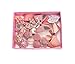 Produktbild Fodlon Haarklammern Madchen 18Pcs Haarspangen Kinder Set Haarspangen Madchen Schleife Haargummis Scrunchies Haarschmuck Madchen Festlich Haarspangen Weich, Rosa