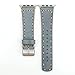 MeShow TCSHOW 41mm/40mm/38mm Handmade Vintage Calf Genuine Leather Strap Wrist Band with Secure Metal Clasp Buckle Compatible for Apple Watch Series 7 6 SE 5 4 3 2 1 (1pcs Light Blue)