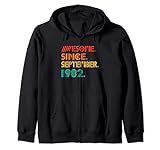 Photo Gallery awesome since september 1982 vintage 1982 men women birthday felpa con cappuccio Photo Gallery awesome since september 1982 vintage 1982 men women birthday felpa con cappuccio