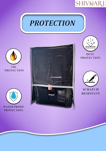 Image of Plastic Body Protective Cover for Eureka Forbes Aquaguard Aura Enhance Mineral RO+MF Alkaline Water Purifier, RO+MF Model Waterproof & Dustproof Water Purifier RO Body Cover