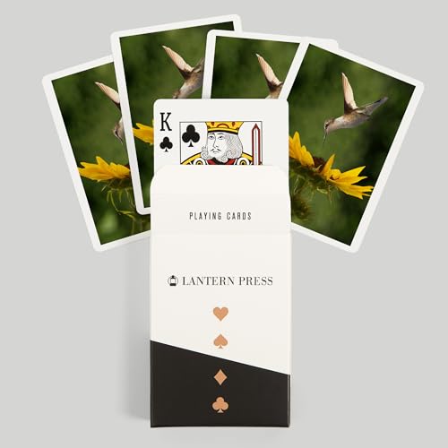 Lantern Press Hummingbird, 52 Naipes para adultos miniatura 6