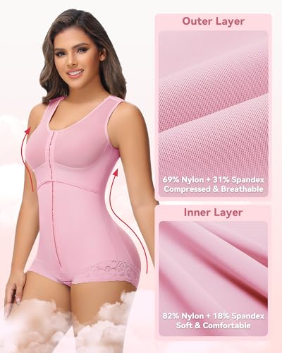 Image of SHAPSHE Fajas Colombianas Moldeadoras Full Body Shaper Postpartum Shapewear