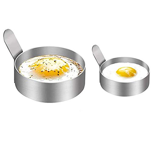 目玉焼き 目玉焼き金型 エッグマフィン 貝印 ケーキ型 目玉焼き型 卵リングステンレス製 ハンドル付け パンケーキお菓子作り ケーキリング パンケーキメーカー型 ステンレス鋼 キッチン用品 柄手付き 円形シェイパー型キッチン用品 キャ タイプ3
