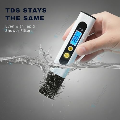 Image of Pure 15-Stage Shower & Tap Water Softener | Hard Water Filter for Bathroom | Removes Chlorine & Impurities | Chrome Finish (Pack of 1)