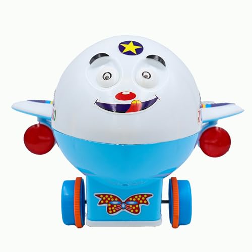 Image of ToyBharat Jumbo Plane Friction Power Toy in Multicolour with Realistic Design for Kids Aged 1-6 Years. Safe, Non-Toxic, Battery-Free, Ideal for Indoor and Outdoor Play.
