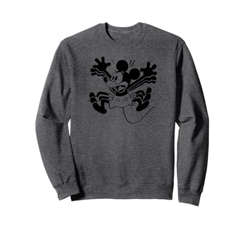 Sweatshirt Mickey Mouse Disney Classic pull col rond vintage pour homme et femme