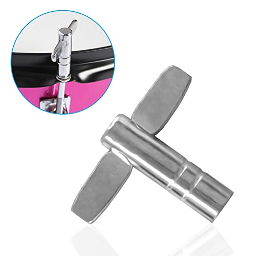 Biaungdo 2 Pcs Drum Tuning Wrench, Metal Drum Tuning Key & Continuous Motion Speed Key Universal Percussion For Instruments Drum Accessories #TOP3