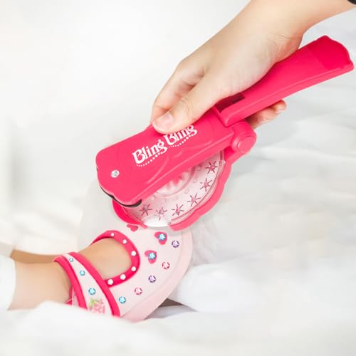 Tiardey Haar-Set, Haar-Glitzer-Gerät mit 360 Stück Edelstein-Strass-Haaren