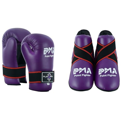 Ensemble de sparring de compétition Playwell en vinyle violet haute finition