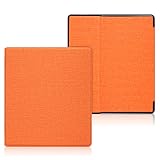 ❤️ 【Material】: hecho de cuero sintético duradero con interior suave para evitar rasguños, la cubierta frontal y trasera protegen su lector electrónico kindle de rasguños, suciedad y mugre, forro antideslizante.