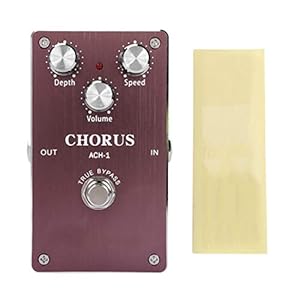 Chorus Gitaareffectpedaal, True Bypass Volledig Metalen Omhulsel Gitaaraccessoires Blues Gitaareffectpedaal Bluesy…