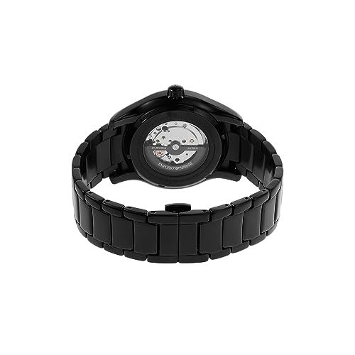Emporio Armani Stainless Steel Valente Analog Black Dial Men Watch-Ar60014, Black Band - Image 4