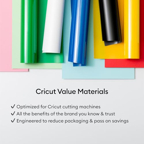 Image of Cricut All-in-One Materials & Accessories Bundle - Includes Vinyl, Iron-On HTV, Sticker Paper, Printable HTV, Tools, Mats, Pens, & More