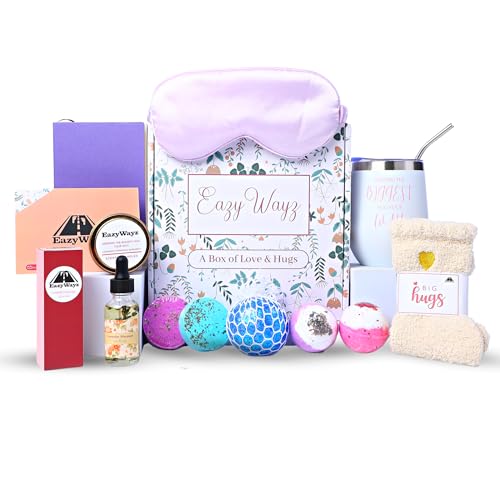 Get Well Soon Gifts for Women & Men 11pcs Self Care Package for Sick Friend Relaxing Spa Gift Box Get Well Gifts for women after Surgery Sending Hug in a Box Relaxation Gift Basket