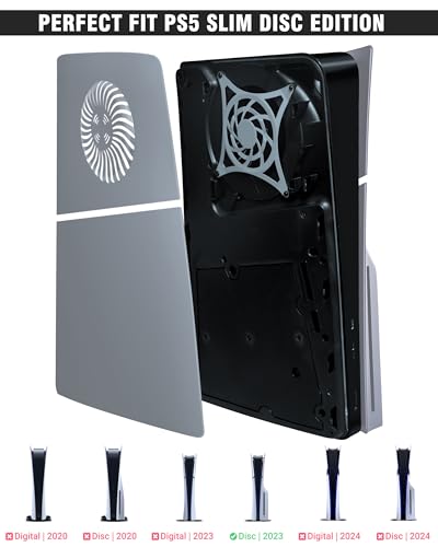 Plaques pour accessoires PS5 Slim boîtier de protection aéré - 4