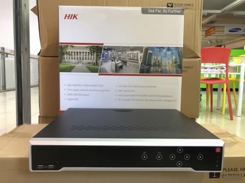 Image of 32 Channel 8K Network Video Recorder NVR with 24 POE Ports, DS-7732NI-M4 /24P Hard Drive Not Included, Up to 32MP, Dual 4K HDMI, 4 SATA, Single VGA and CVBS
