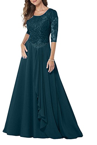 half sleeve mother of the bride dresses long