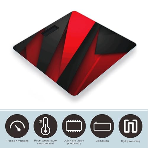 Báscula digital precisa para baño con vidrio templado miniatura 3