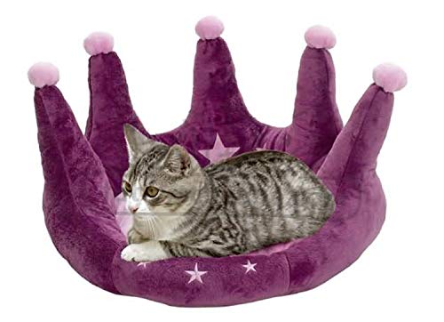 KARLIE Schlafplatz PRINCESS BETT ø 45cm rosa für Hunde und Katzen