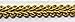 Produktbild 16,40m Posamentenborte 10mm breit Farbe: Lurex-Gold TSL-Bullet-C-Gold
