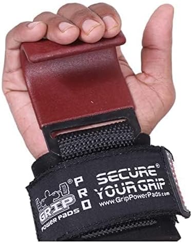 Miniatura 7 de Ganchos de acero para levantamiento de pesas de alta resistencia, juego de 2 guantes de entrenamiento acolchados de alta calidad