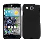 LG Optimus G Pro E980 Rubberized Hard Case Cover Non Slip Black A008-G
