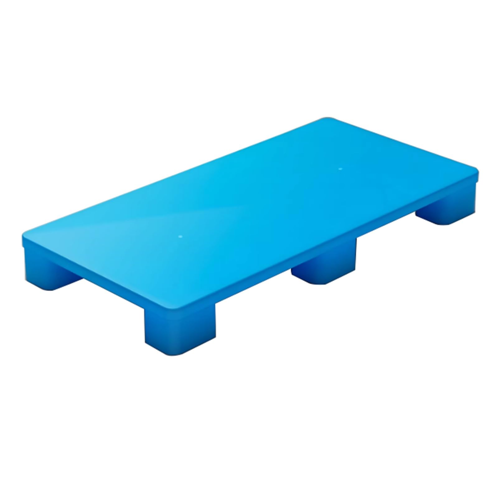 Palé de plástico para almacenamiento, impermeable, ligero, resistente al desgaste, fácil de apilar, rejilla para bastidores de sótano, supermercado al aire libre, almacén