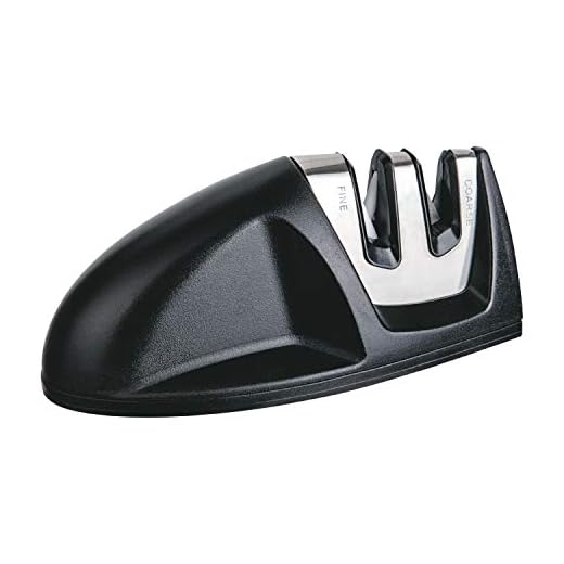 Afiador e amolador de Faca, Preto, AFI5418, Euro Home