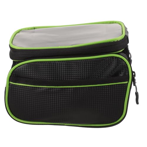 Toyvian Bolsa De Teléfono Móvil Impermeable Bolsa De Rejilla Bicicleta Reflexivo Trasero Sillín Cubrir Cesto Bolsas Carga Accesorios Ciclismo Frente Alforja Agua Bike Montaña Tela Oxford