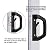 EASILOK Sliding Door Handle Set with Mortise Lock Heavy Duty Patio Door Handle Replacement Fits Door Thickness from 1-1/2 inch to 1-4/25 inch or 3-15/16 inch Screw Hole Spacing Non-Handed