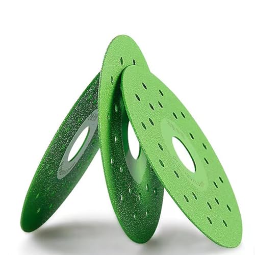 3PCS 100MM Ultra-Thin Vacuum Brazed Diamond Grinding Discs, Discos para Cortar Ceramica, Diamond Chamfered Saw Blade for Tile, M