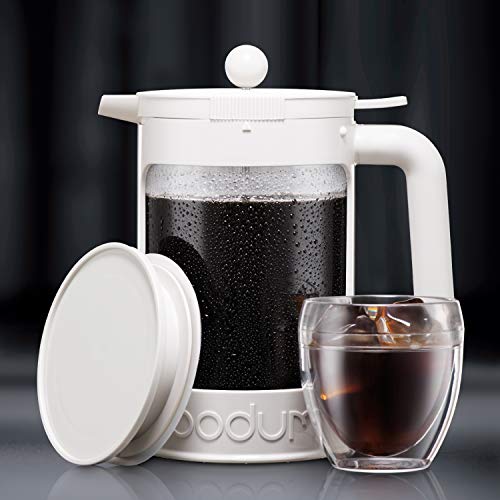 Bodum Bean Iced Coffee Maker - Stylish Black & White Design, Compact 12.5x20x22.7 cm - Image 6